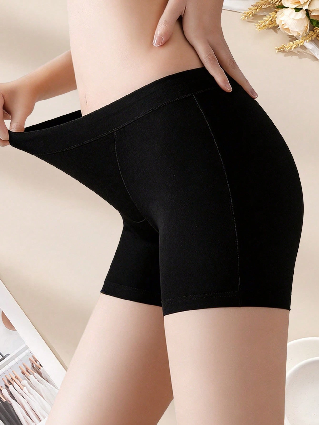 2PCS 코튼 안전 여성용 반바지, 하이 웨이스트 노롤 - Boxer Brief Pack Cotton 리뷰 및 가격